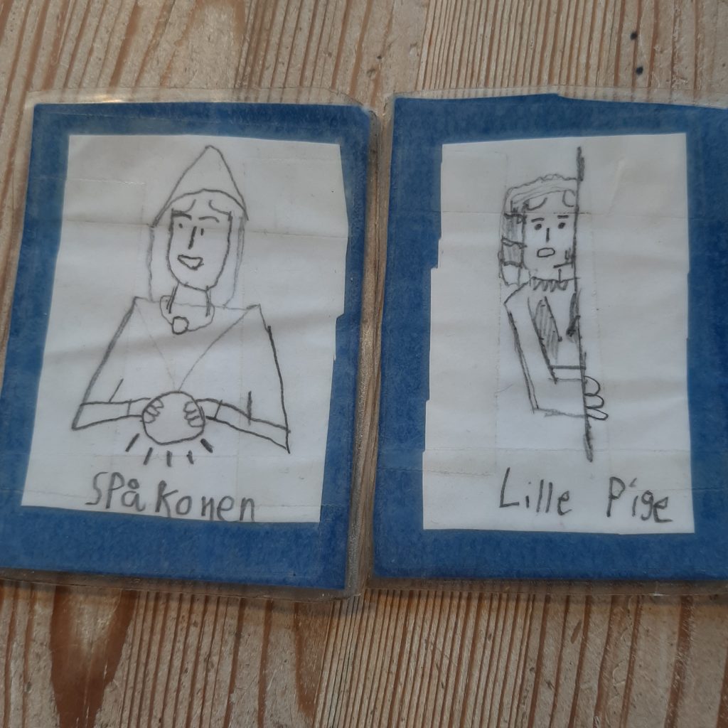Varulvspil lille pige og spåkonen